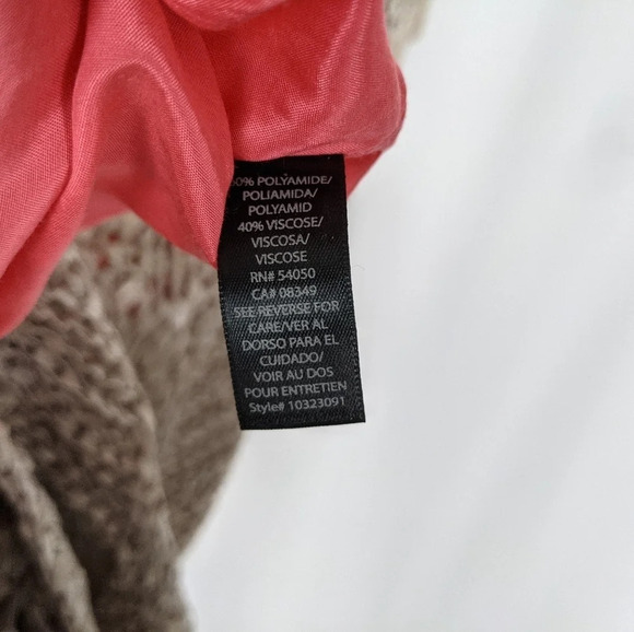 Rachel Roy Crochet Netted Open Knit High Low Midi Dress Bohemian Festival Hippie - Picture 10 of 11